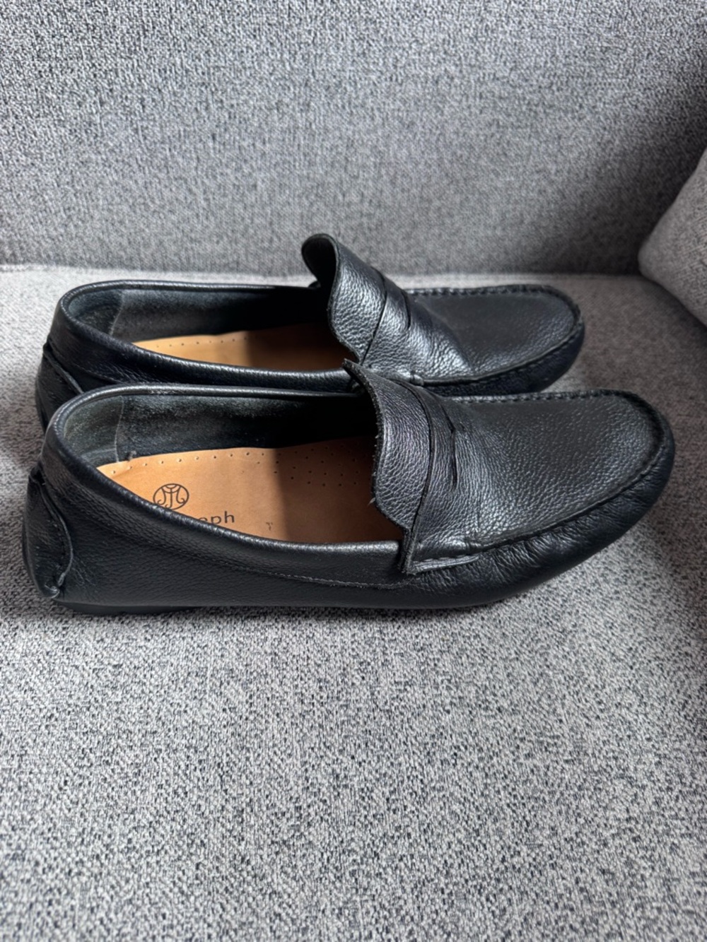 Marc Joseph NY Men’s Naples Black Leather Penny Loafers